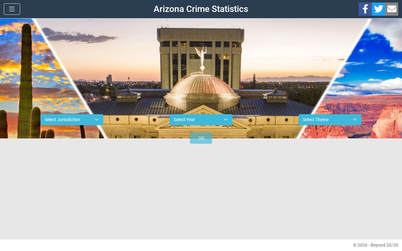 Arizona crime statistics portal for Coconino County criminal records context